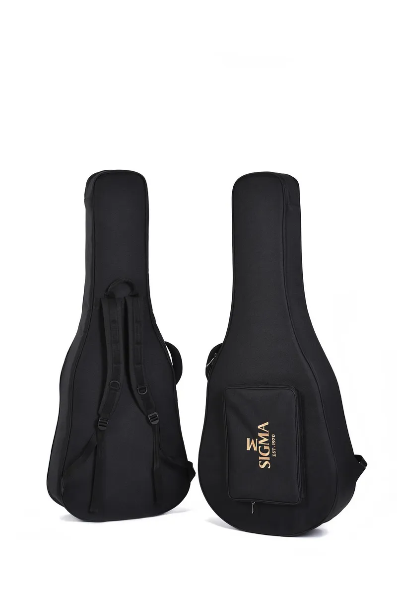 Sigma GJA-SG200 Maple Acoustic / Electric Guitar w/ Fishman Sonitone Wine Red - Image 6