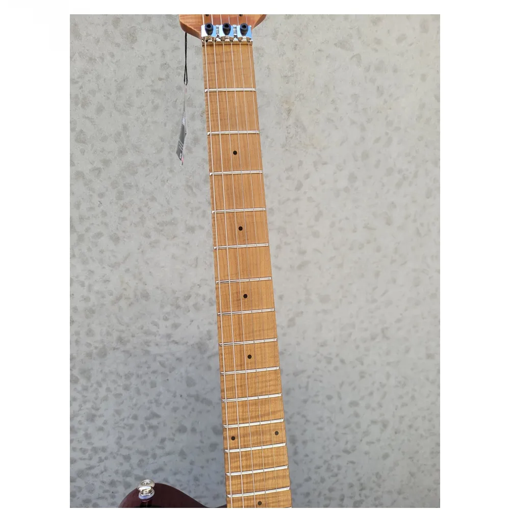 Ernie Ball Music Man Axis Electric Guitar - Roasted Amber Flame - Image 9