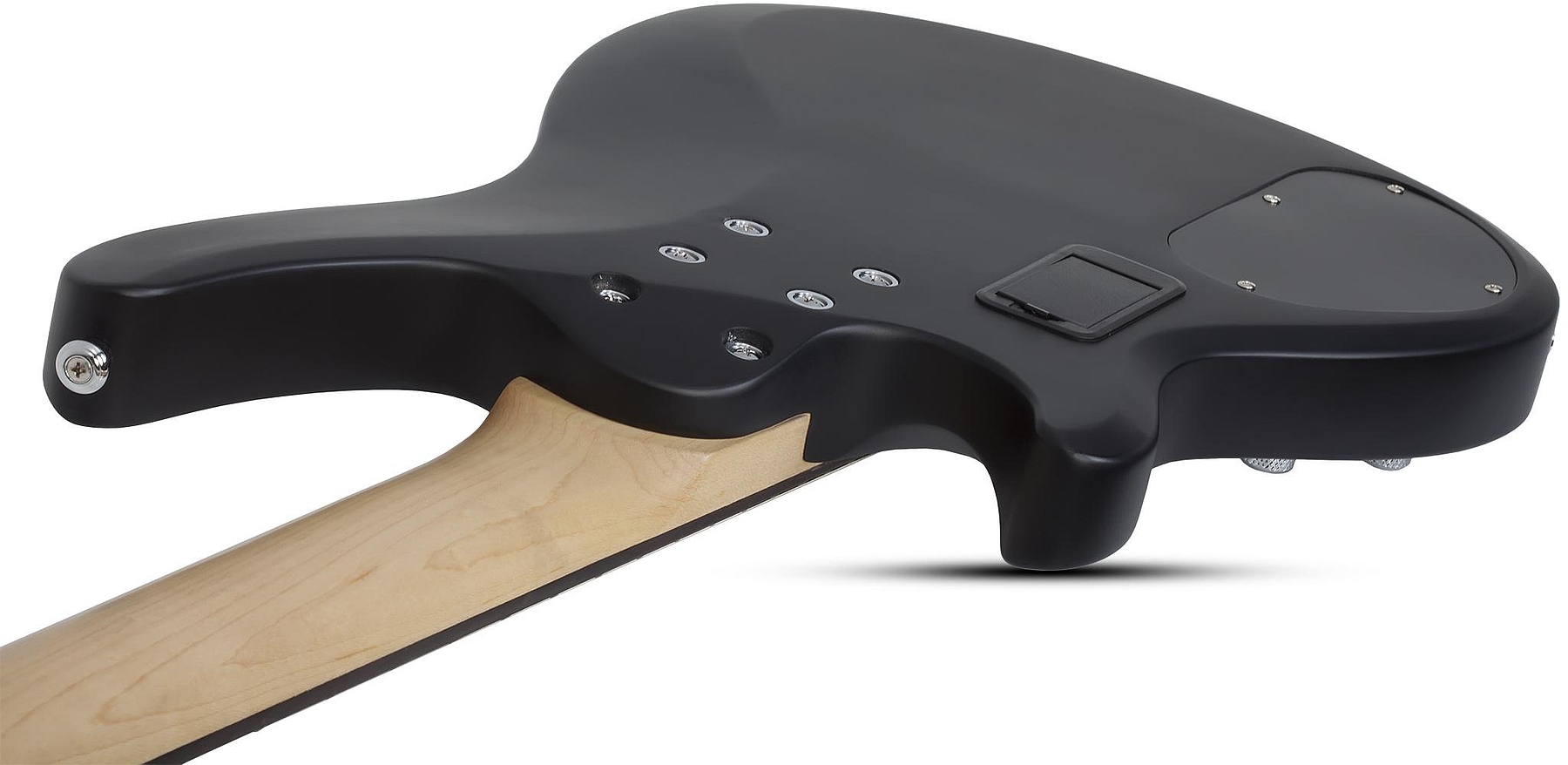 Schecter 586-SHC 5-String C-5 Deluxe Series Bass Guitar – Satin Black - Image 2