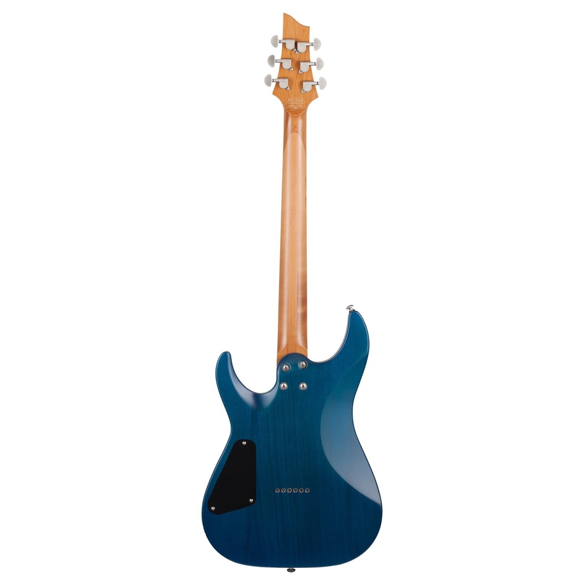 Schecter SCH3937 C-1 Standard Plus Electric Guitar - Transparent Blue Fade - Image 5
