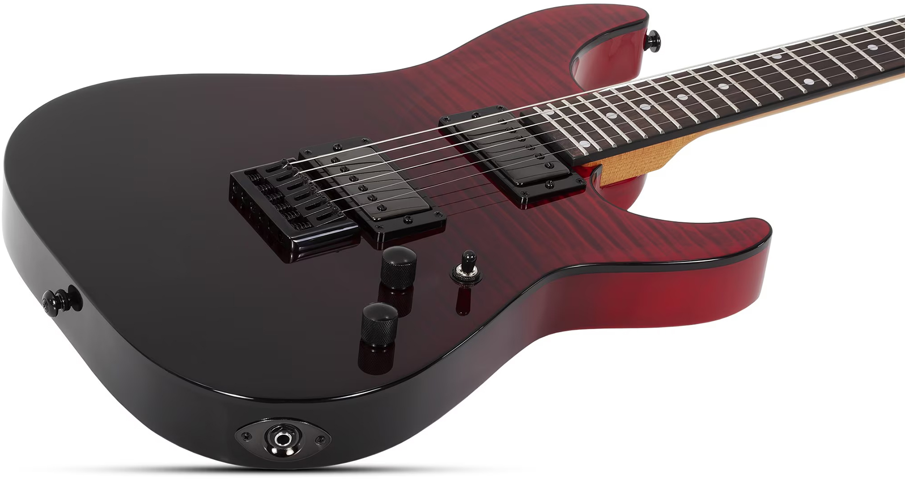 Schecter SHC-3949 C-1 Standard 6 String Electric Guitar - Blood Burst - Image 6
