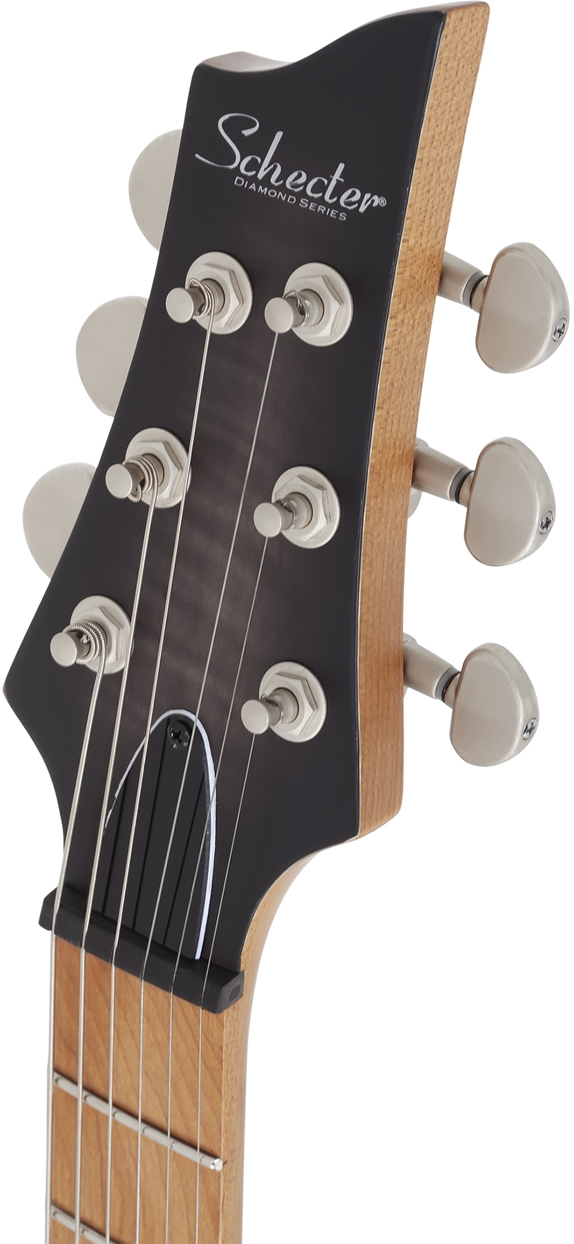 Schecter SCH3936 C-1 Standard Plus Electric Guitar - Transparent Black Burst - Image 2