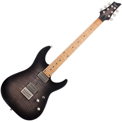 Schecter SCH3936 C-1 Standard Plus Electric Guitar - Transparent Black Burst