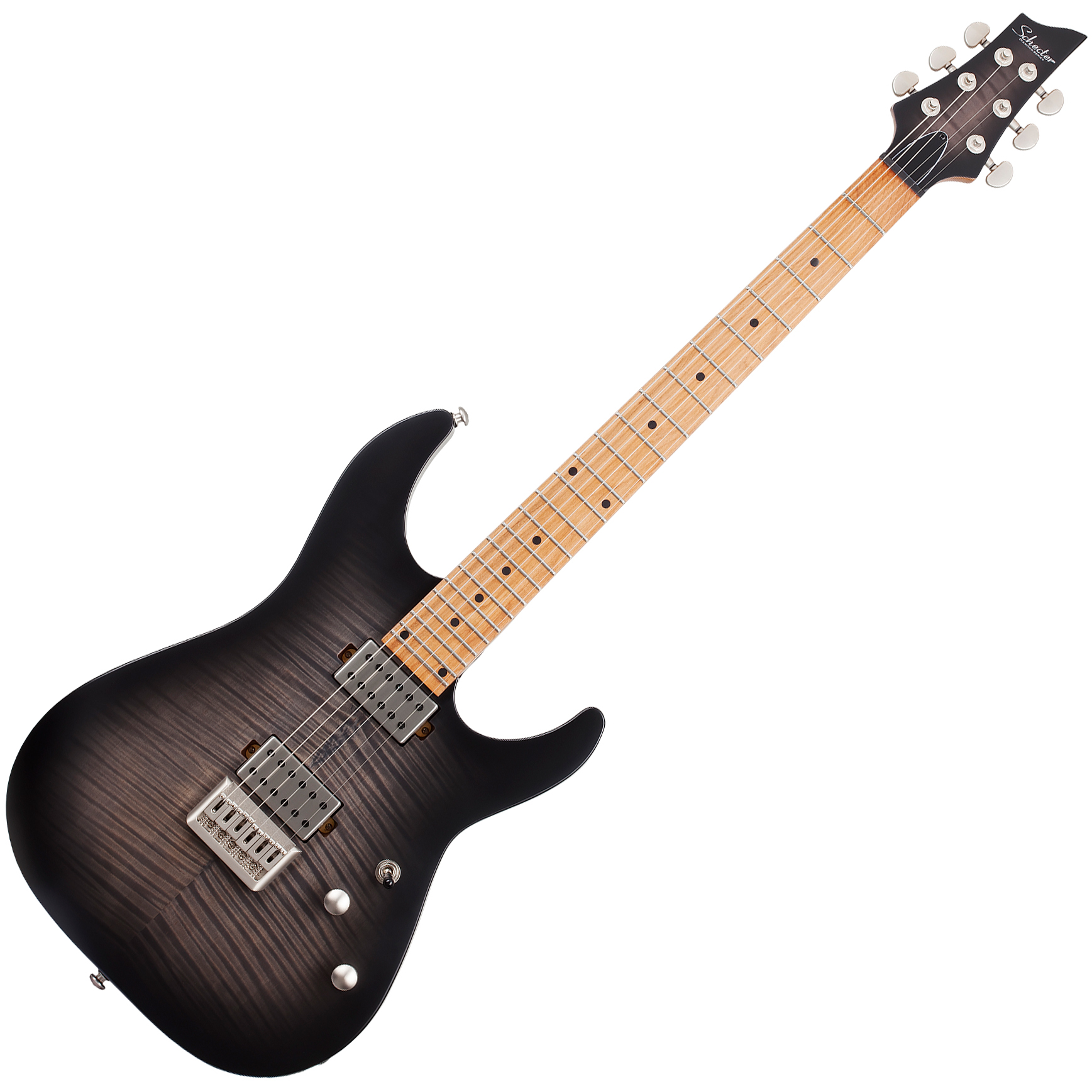 Schecter SCH3936 C-1 Standard Plus Electric Guitar - Transparent Black Burst