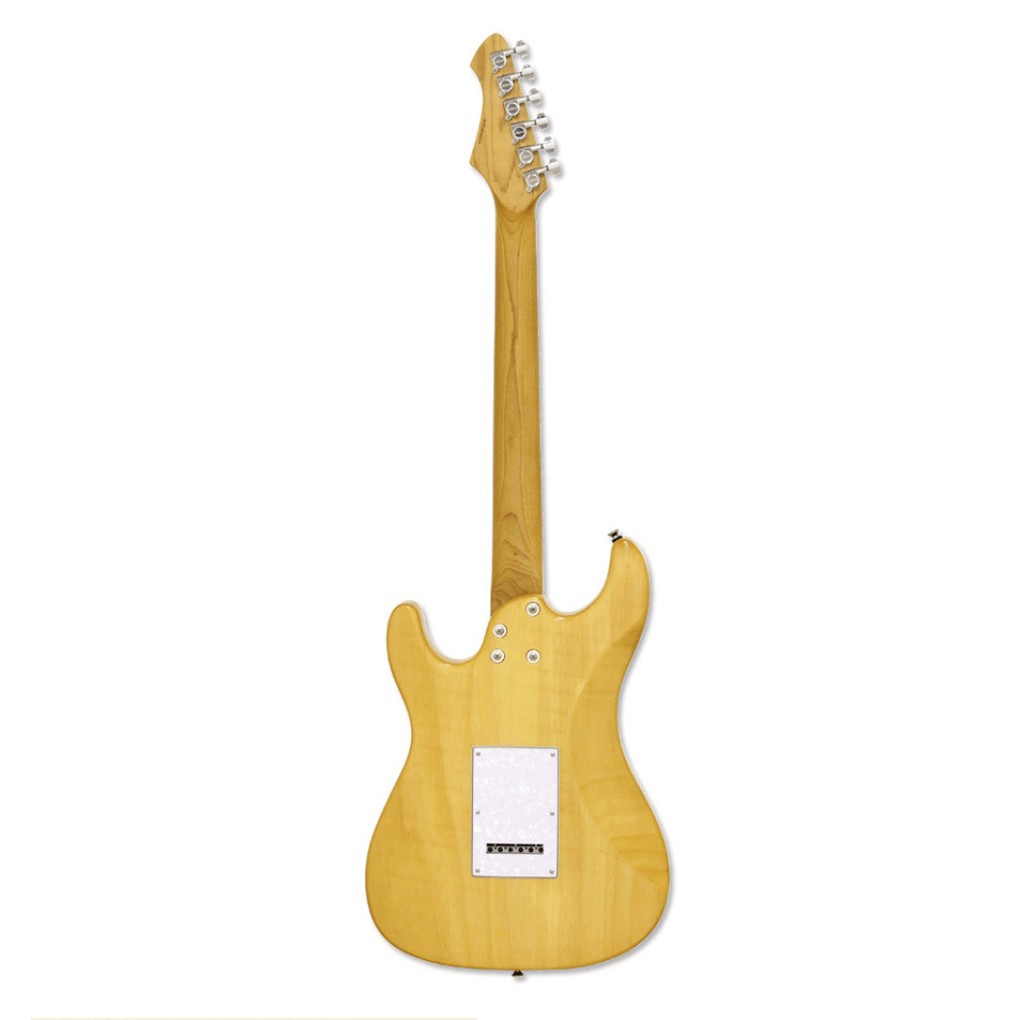 Aria 714-MK2 Fullerton Series HSS Electric Guitar in Black Diamond - Image 2