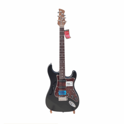 Cole Clark Hollow Baby Electric Guitar HSS, Black Tortoiseshell Pickguard