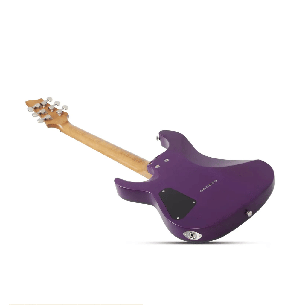 Schecter SCH3935 C-1 Standard Plus Electric Guitar - Transparent Purple Burst - Image 2