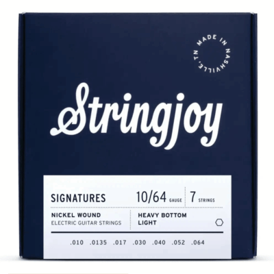 Stringjoy Signatures Heavy Bottom Light Gauge 7-String Electric Guitar Strings 10 - 64
