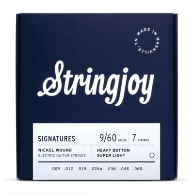 Stringjoy 7 String 9-60 Heavy Btm Super Light Signatures Electric Guitar Strings