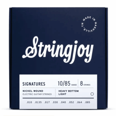 Stringjoy 10-85 8-String Heavy Bottom Light Gauge (10-85) Nickel Wound Electric Guitar Strings
