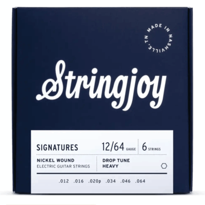 Stringjoy 12-64 Drop A/B Gauge Signatures - Nickel Wound Electric Guitar Strings