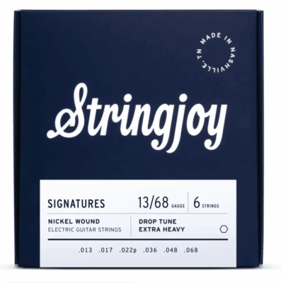 Stringjoy 13-68 Drop G/A Gauge Signatures - Nickel Wound Electric Guitar Strings
