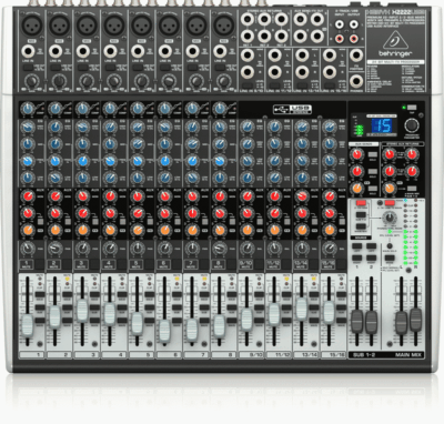 BEHRINGER XENYX X2222USB 22 Channel MIXER W/ RACK EARS