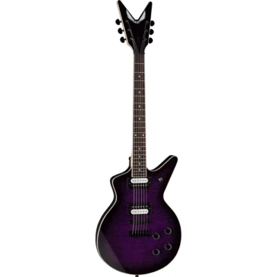 Dean Cadillac Quilted Maple Electric Guitar - Trans Purple Burst