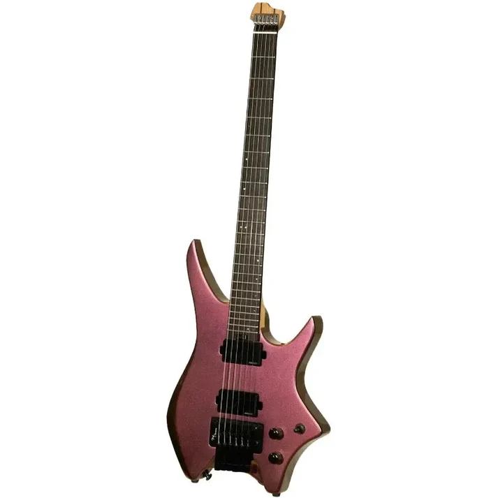 HILS HN6 – Gloss Ultra Gold – Headless 6-String Electric Guitar - Image 2