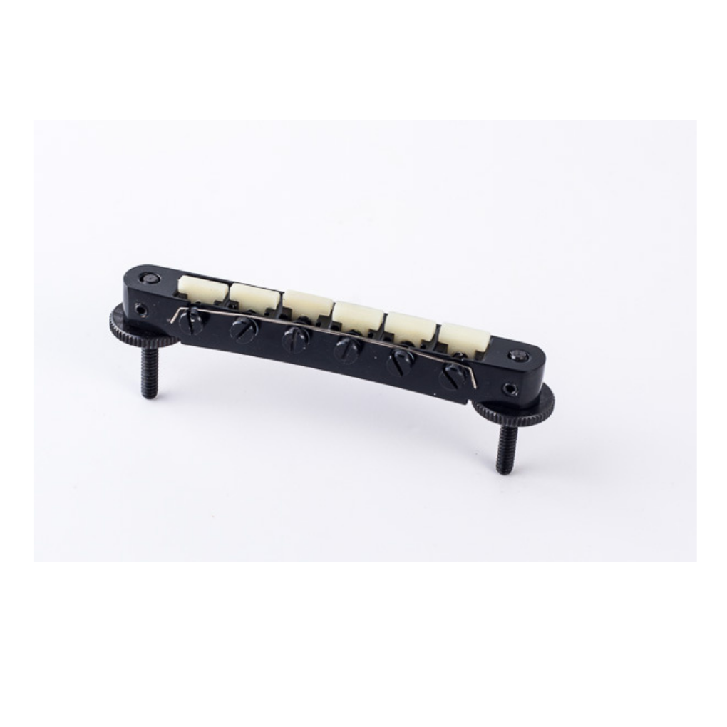 TonePros AVR2G ABR-1 Tune-o-matic Bridge with G Formula Saddles - Black