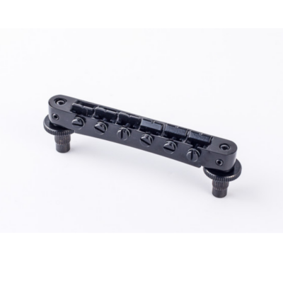 TonePros NVR2P-B AVR2 Nashville Post Tuneomatic Black Notched Saddles