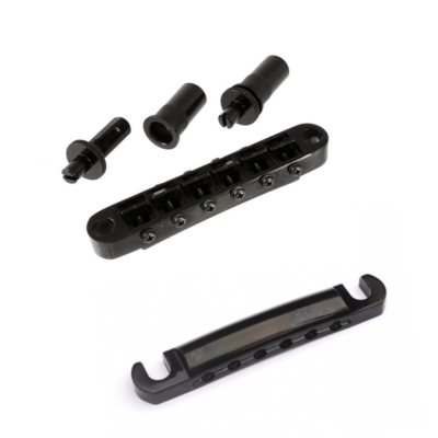 Gotoh Tailpiece + Bridge - Epiphone / Metric Upgrade - Black