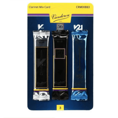 Vandoren Classic Clarinet Mix Card Reed - Grade 3