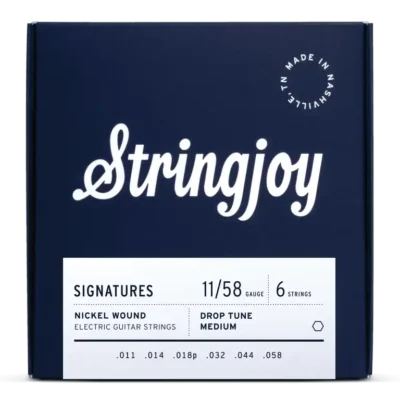 Stringjoy Signatures | Drop Tune C/B Medium Gauge (11-58)  Electric Guitar Strings