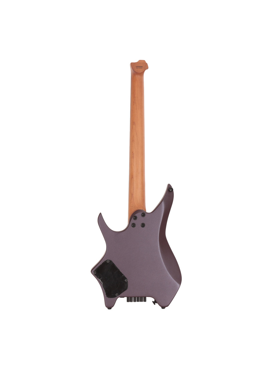 HILS HN3 – Satin Metallic Deep Purple – Headless 6-String Electric Guitar - Image 3