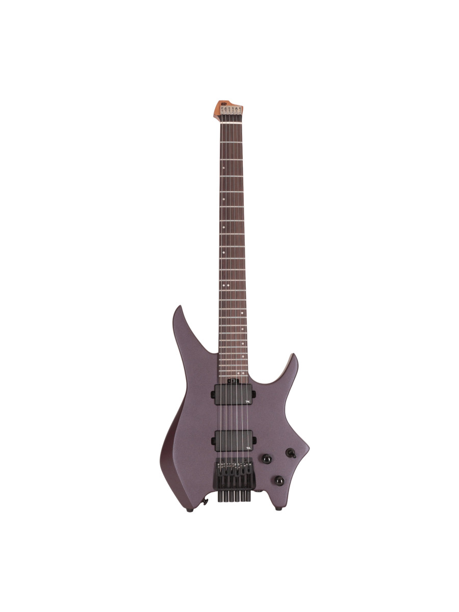 HILS HN3 – Satin Metallic Deep Purple – Headless 6-String Electric Guitar