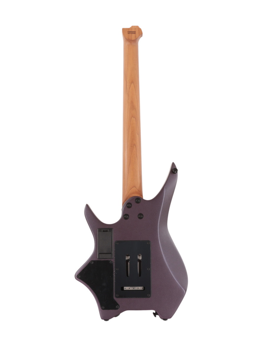 HILS HN5 — Headless Electric Guitar, Active Pickups, Tremolo, Satin Metallic Deep Purple - Image 4