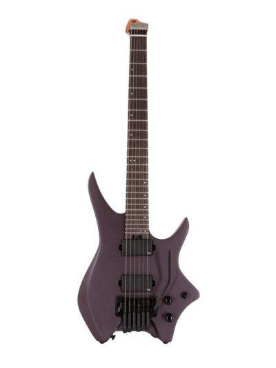 HILS HN5 — Headless Electric Guitar, Active Pickups, Tremolo, Satin Metallic Deep Purple