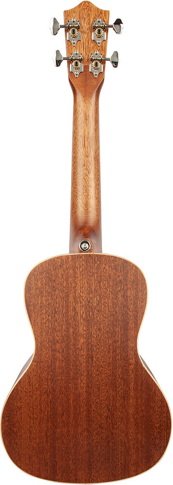 Lanikai Cedar Series Concert Ukulele in Natural Satin Finish with Lanikai Deluxe Gig Bag - Image 2