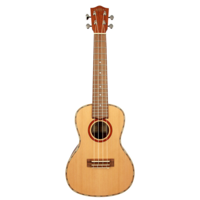 Lanikai Cedar Series Concert Ukulele in Natural Satin Finish with Lanikai Deluxe Gig Bag