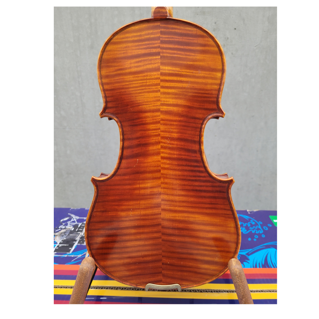Sandner 3/4 Violin CV-6 Aubert bridge Oil Varnish Pirastro Strings - Image 2