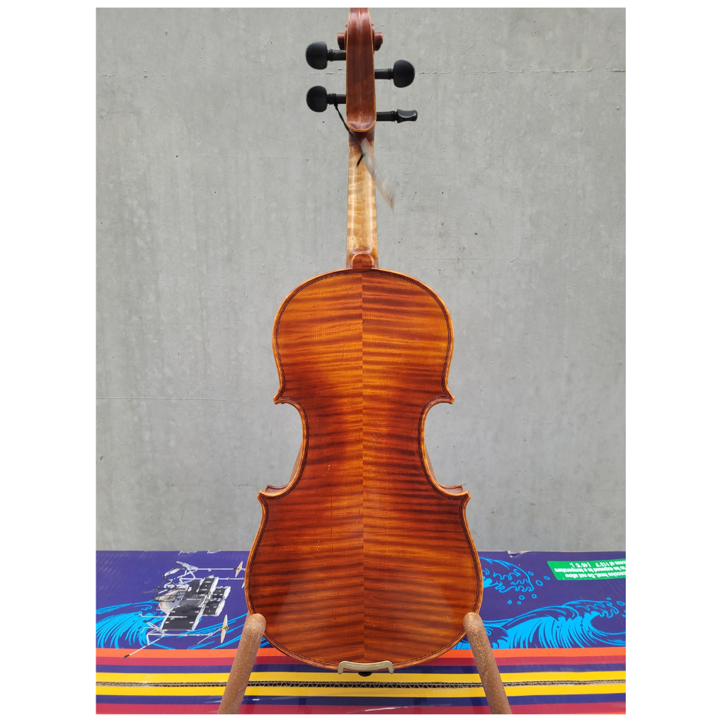 Sandner 3/4 Violin CV-6 Aubert bridge Oil Varnish Pirastro Strings - Image 3