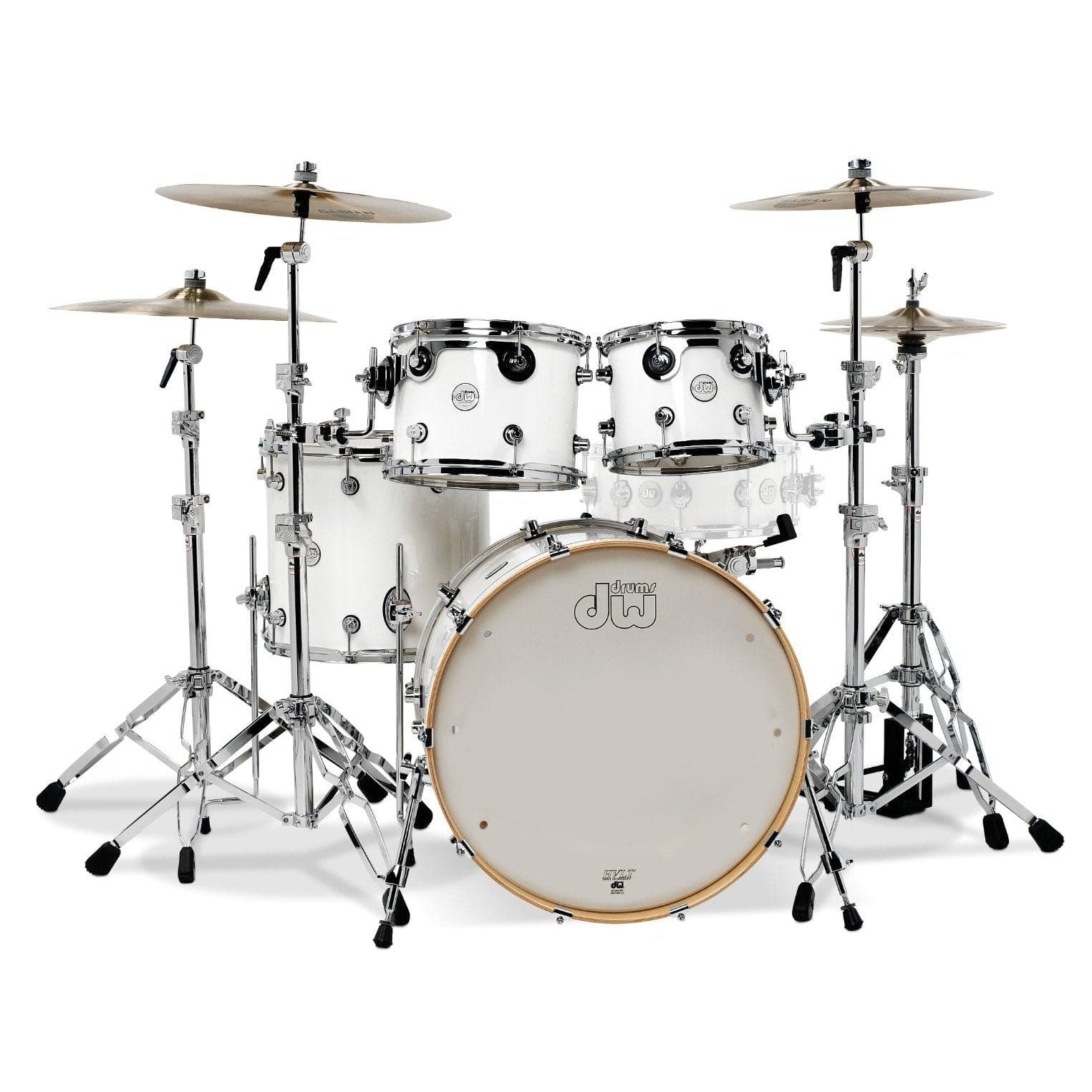 DW Design 5pc Drum Kit Shell Pack - Gloss White