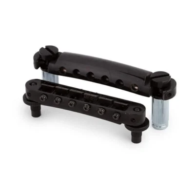 TonePros LPM04 Tune-o-matic Bridge and Tailpiece Set - Black