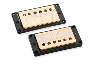 Seymour Duncan Antiquity Guitar Pickup Humbucker Set Gold Covers