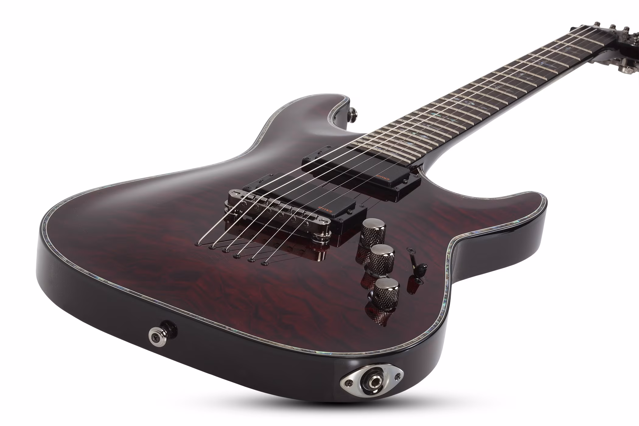 Schecter Hellraiser C-1 - Electric Guitar - Black Cherry - Image 2