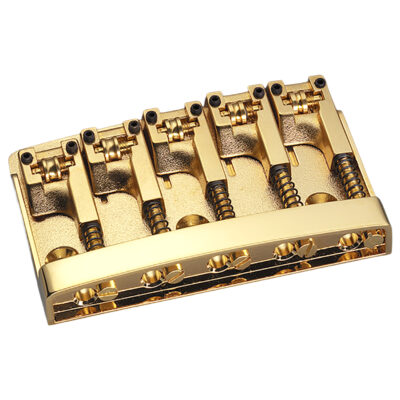 Schaller Electric Bass Guitar Bridge - 3D5 - Gold