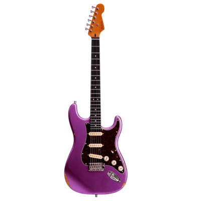 Patina Guitars PS-6 Electric Guitar RW Purple Road Worn Nitrocellulose