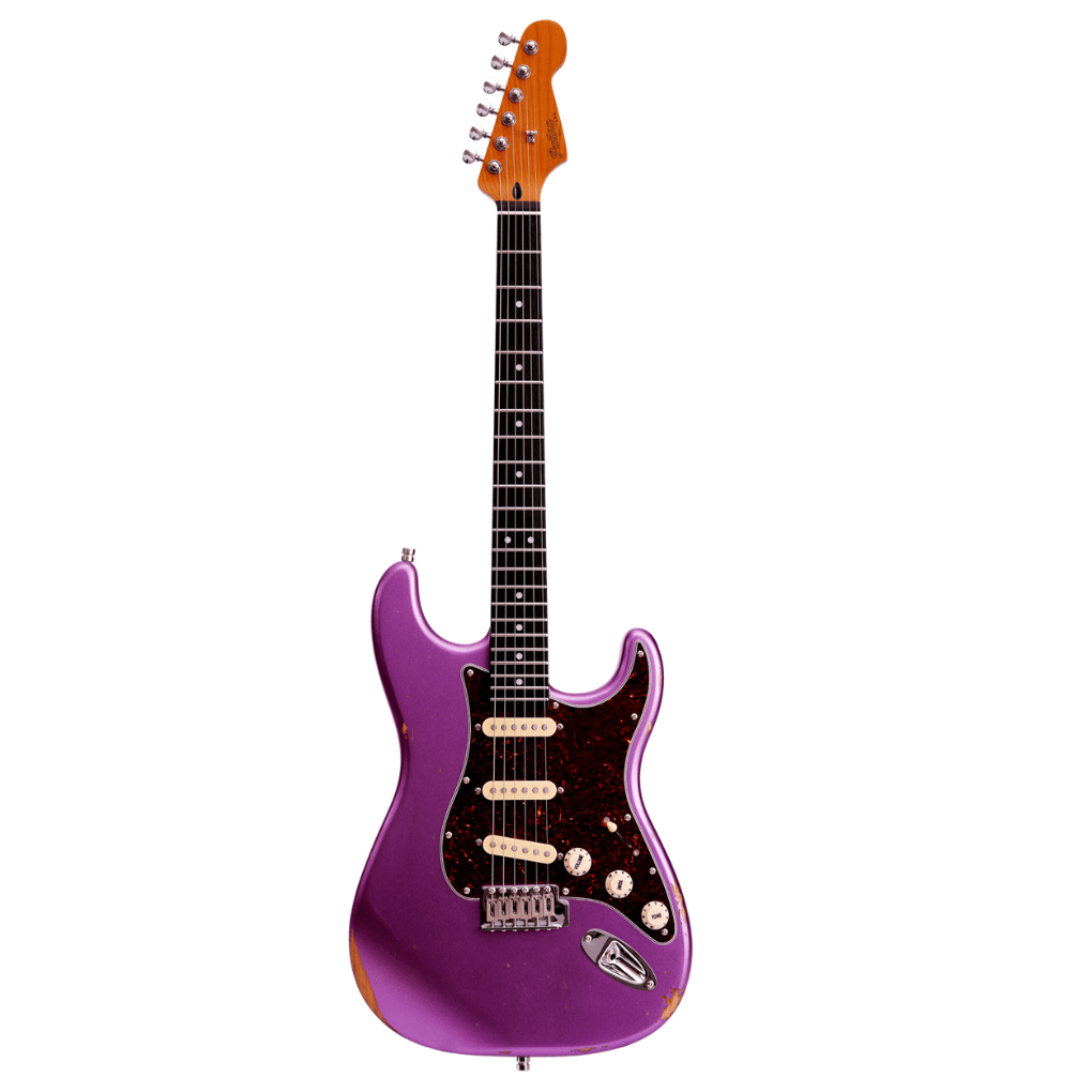 Patina Guitars PS-6 Electric Guitar RW Purple Road Worn Nitrocellulose