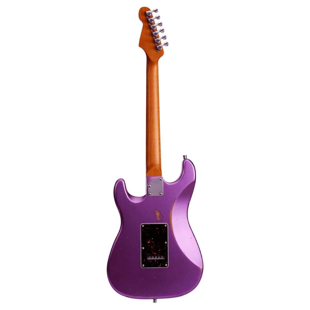 Patina Guitars PS-6 Electric Guitar RW Purple Road Worn Nitrocellulose - Image 2
