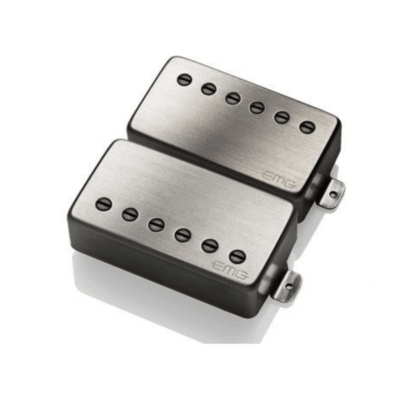 EMG Marty Friedman Metalworks Passive 2-piece Humbucker Set - Brushed Chrome