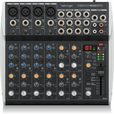Behringer Xenyx 1202SFX 120ch Mixer W/USB AND FX