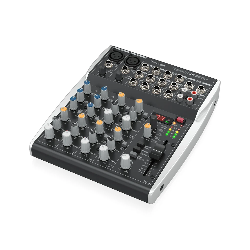 Behringer Xenyx 1002SFX 10ch Mixer W/USB AND FX - Image 3